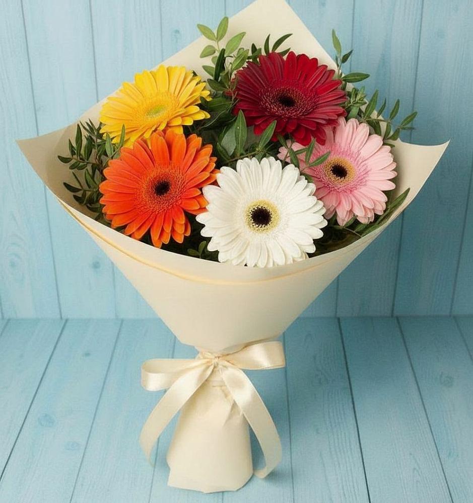 Букет цветов из: Герберы в Долматово