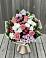 Букет цветов из: Альстромерии, Гвоздики, Розы и Хризантемы в Долматово