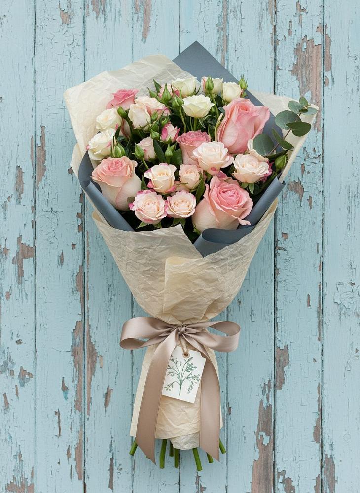 Букет цветов из: Розы в Долматово