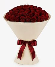 Букет 101 Бордовая роза Блэк Бакарра в Долматово