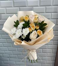 Букет цветов из:  Розы и Хризантемы в Долматово