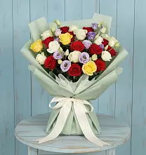 Букет цветов из:  Розы в Долматово