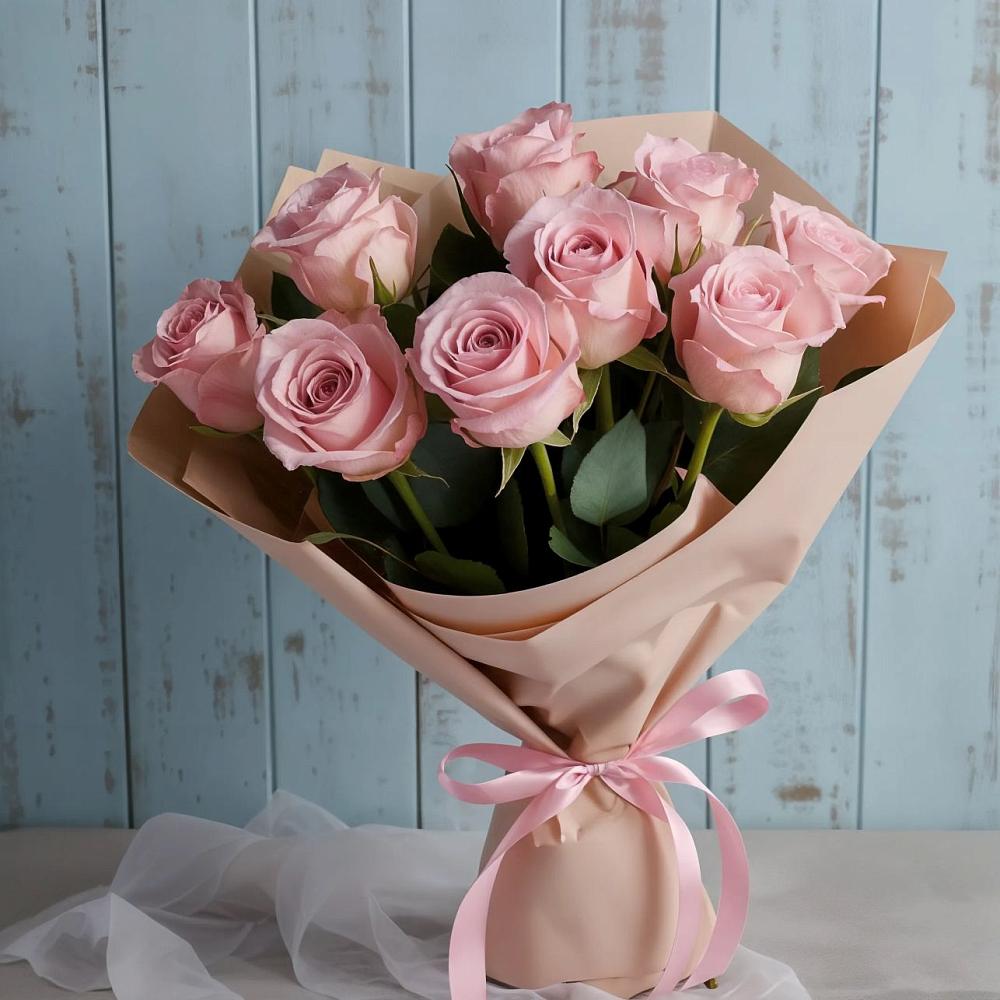 Букет цветов из: Розы в Долматово