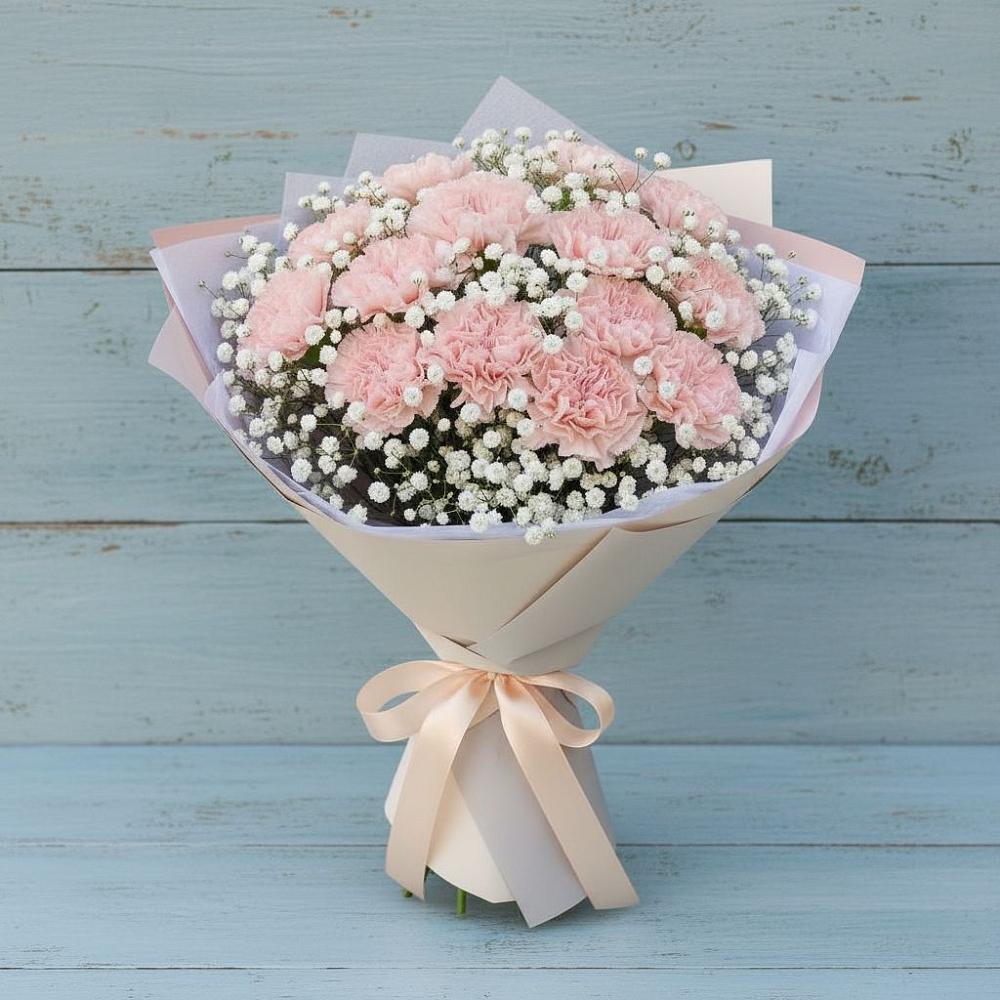 Букет цветов из: Гвоздики в Долматово