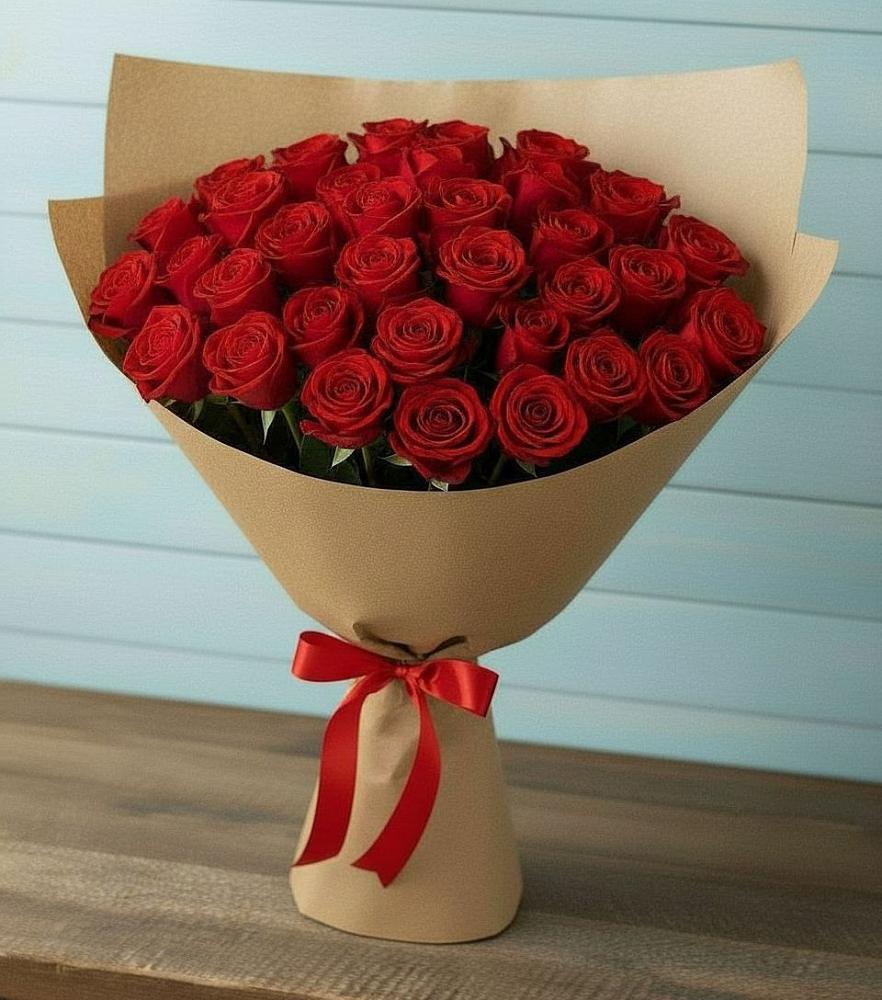 Букет Красные розы Милано в Долматово