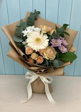 Букет цветов из:  Герберы и Хризантемы #REPLACE_PRED# Долматово