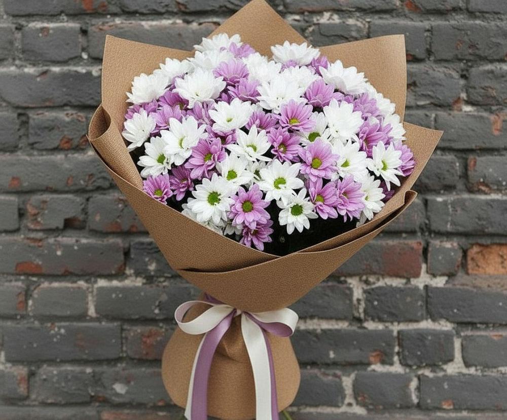 Букет цветов из: Хризантемы в Долматово
