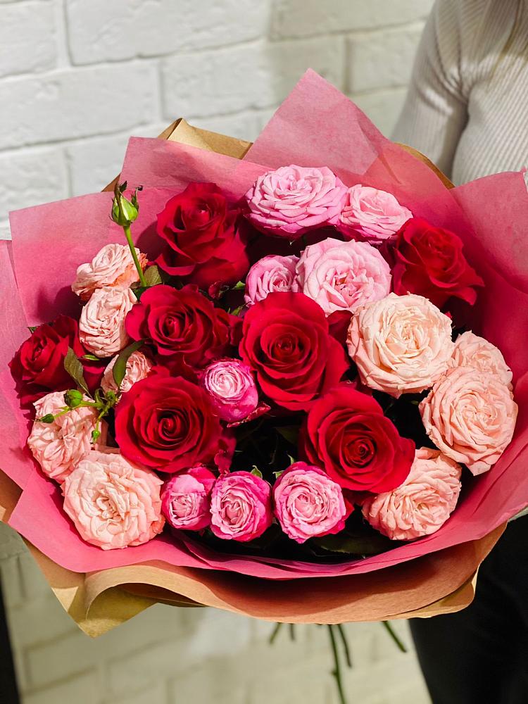 Букет цветов из: Розы в Долматово