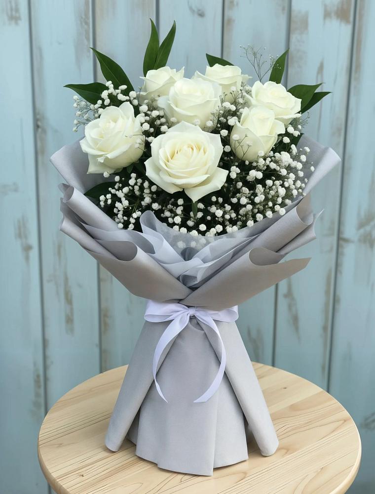 Букет цветов из: Розы в Долматово