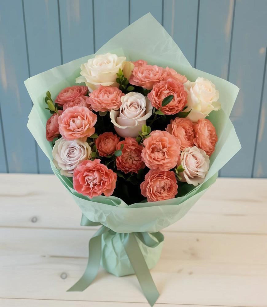 Букет цветов из: Розы в Долматово