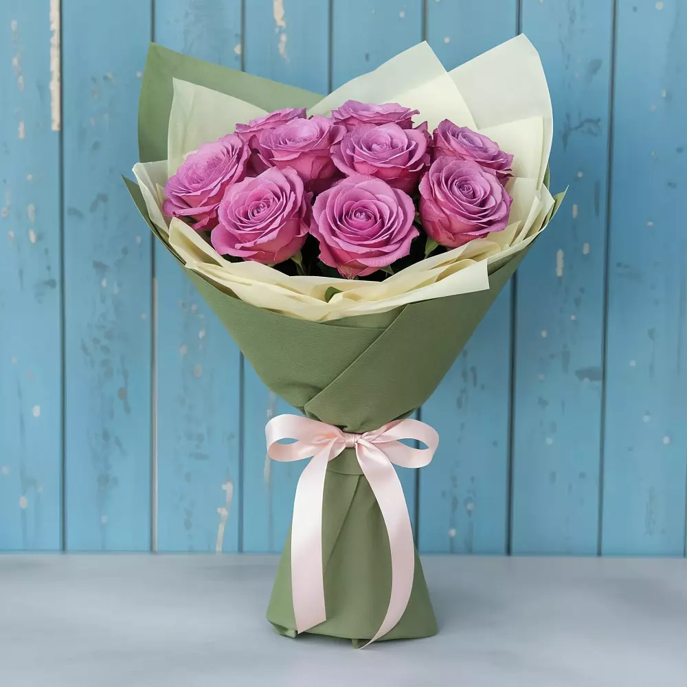 Букет Розы Фёрст Леди в Долматово