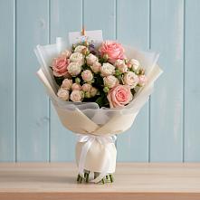 Букет цветов из:  Розы в Долматово