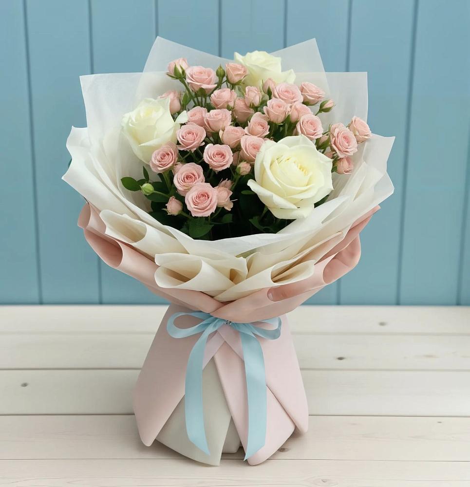 Букет цветов из: Розы в Долматово