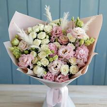 Букет цветов из:  Альстромерии и Розы #REPLACE_PRED# Долматово