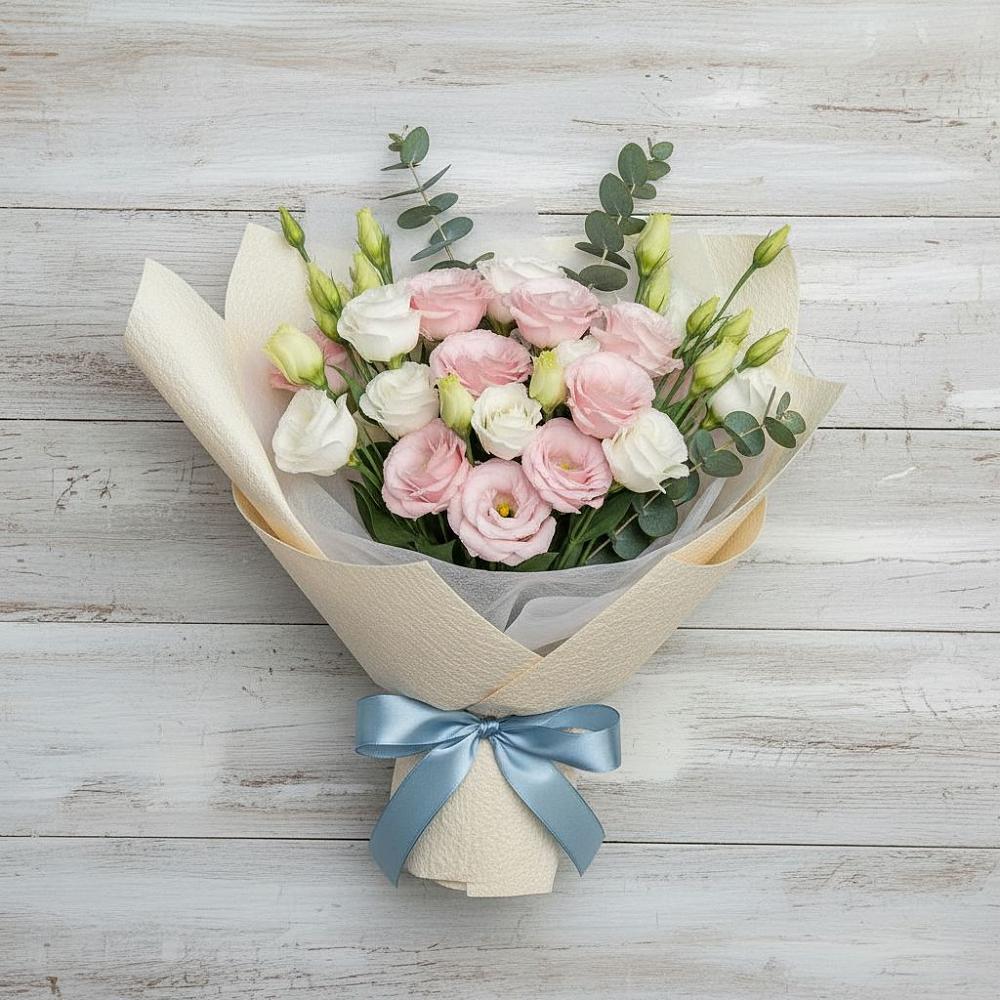 Букет цветов из: Лизиантусы в Долматово